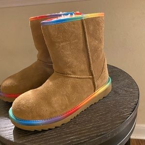 Rainbow Genuine Shearling Lined Boot